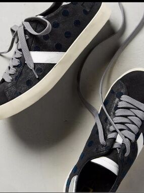 D.A.T.E. Sneakers Shows Date PREMIUM FLOCK SNEAKERS Anthropologie Black Dot